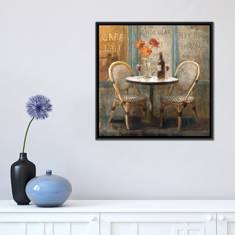 iCanvas "Meet Me at Le Cafe I" by Danhui Nai Framed Canvas Print