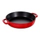 preview thumbnail 1 of 12, STAUB Cast Iron 13-inch Double Handle Fry Pan Cherry