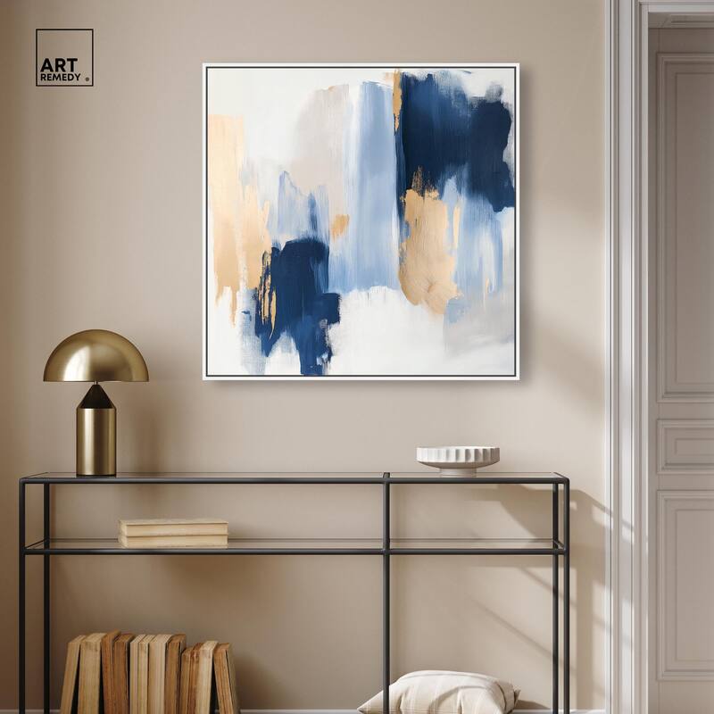 Tranquil Blue Depths I Canvas by Art Remedy