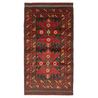 ECARPETGALLERY Hand-knotted Teimani Black Wool Rug - 3'5 x 6'3