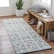 preview thumbnail 7 of 6, Saredon Handmade Farmhouse Cotton & Wool Area Rug 2' 6" x 8' - Runner