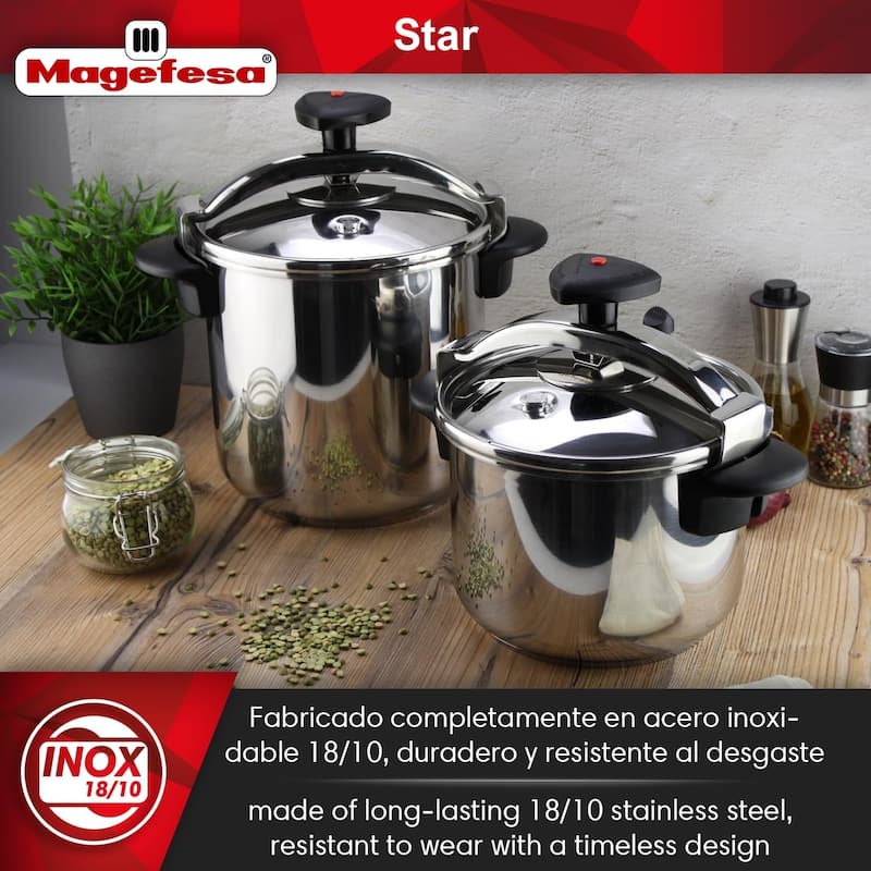 Magefesa Star Stainless Steel Pressure Cooker