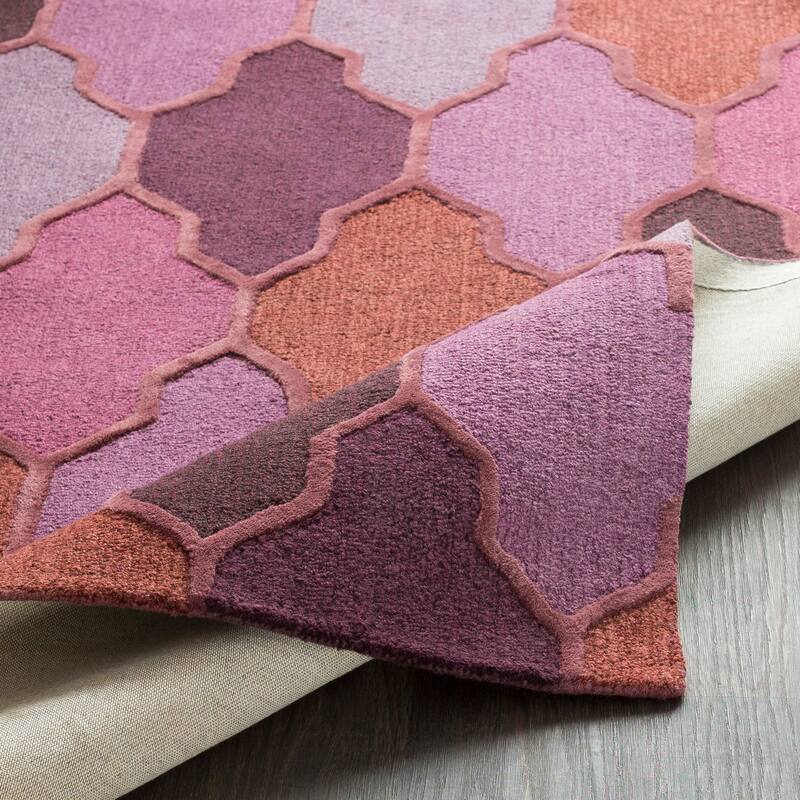 Hand-Tufted Ryde Moroccan Trellis Wool Rug