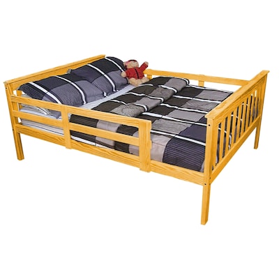 Pine Full Mission Bed with Safety Rails