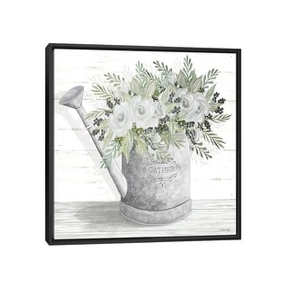 iCanvas "Gather Watering Can" by Cindy Jacobs Framed Canvas Print - Bed ...