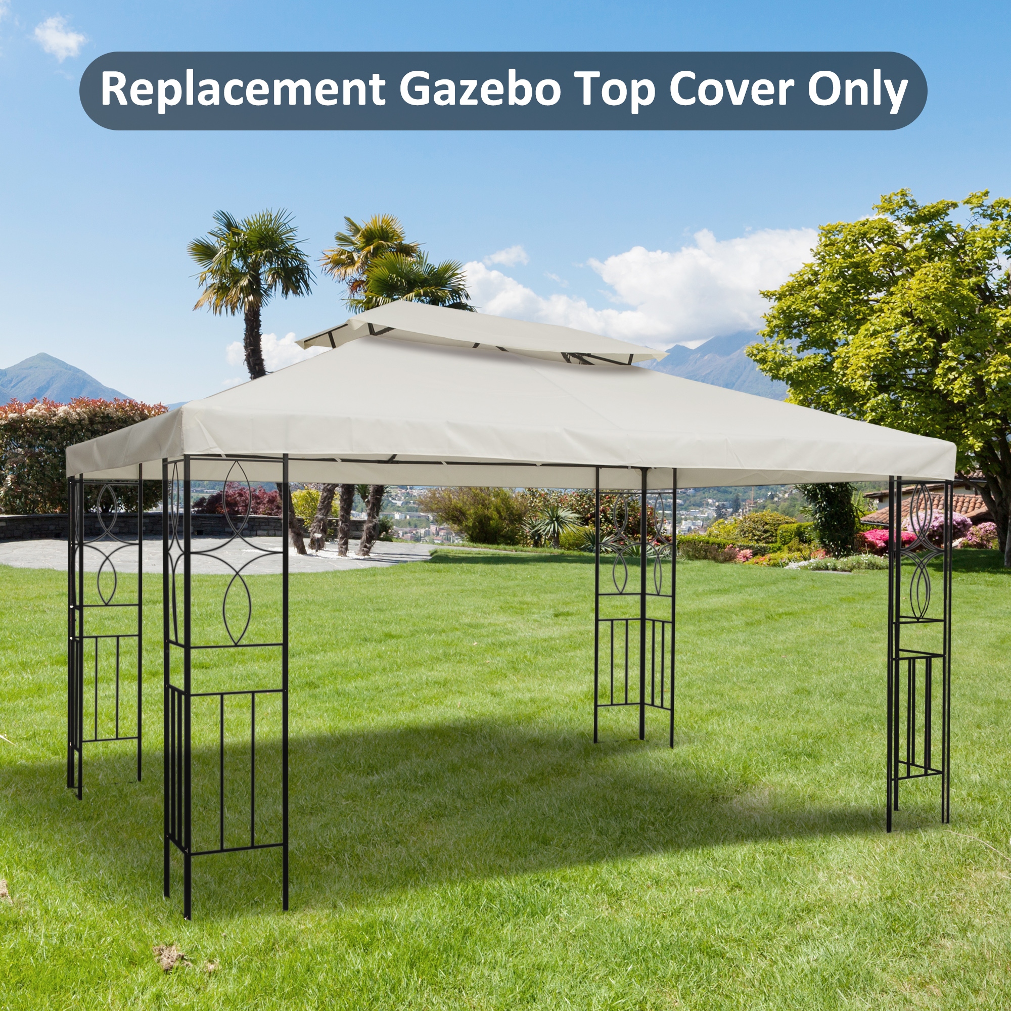 Gazebo replacement canopy 10x10 hot sale