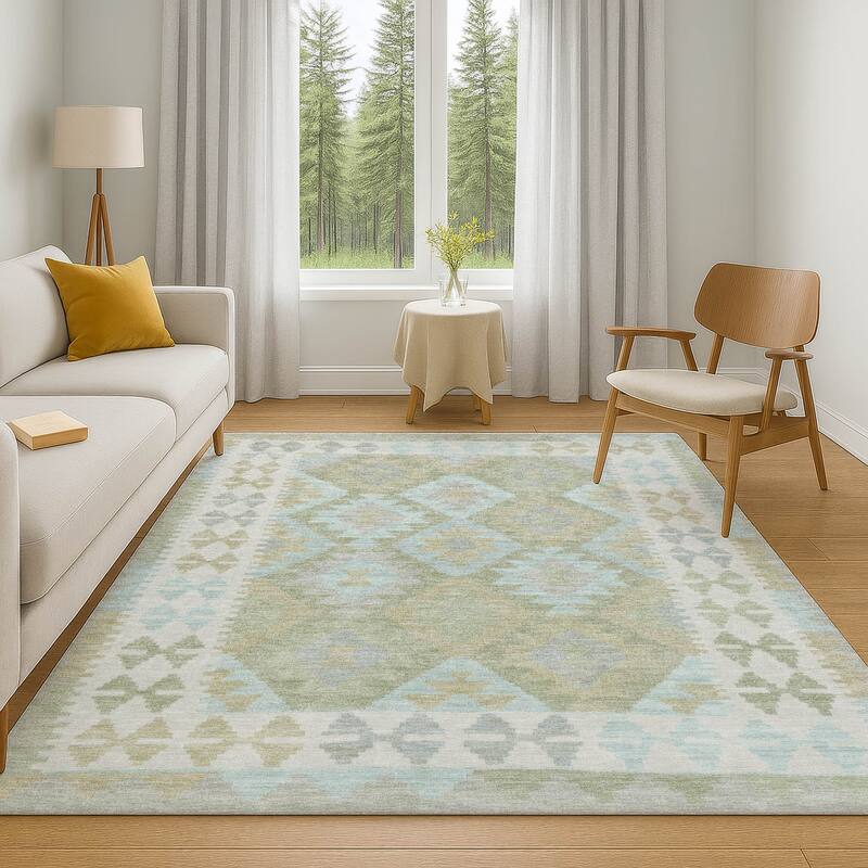 Premium Washable Super Soft Traditional Global Mayfield Rug