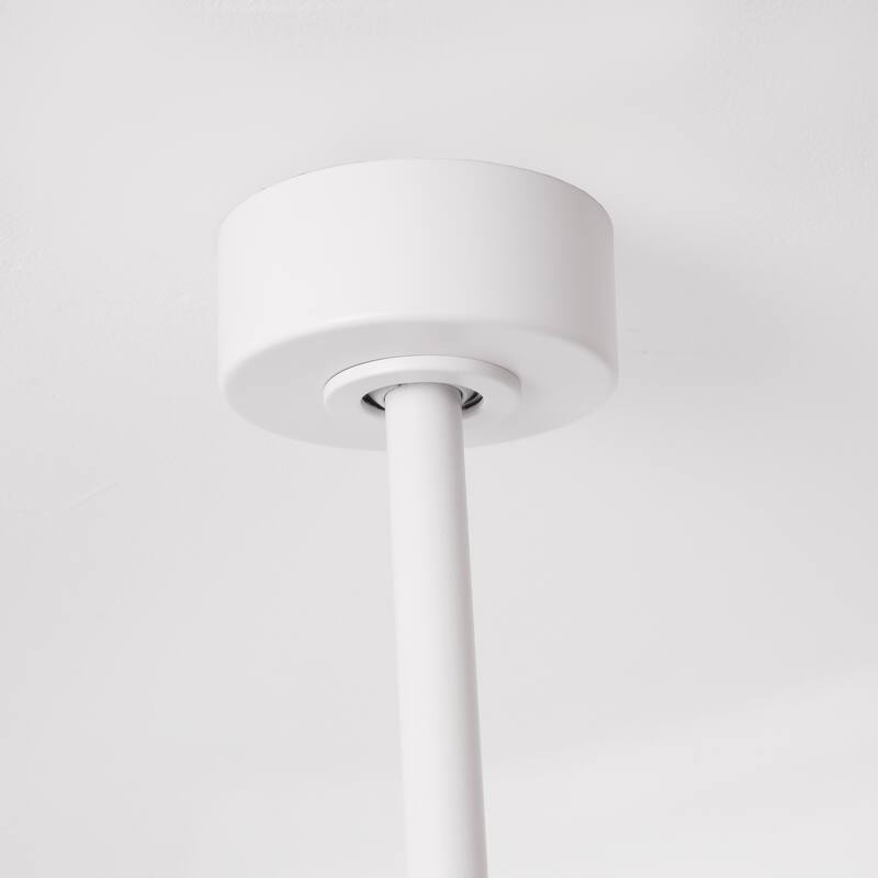 52" Matte Black Industrial Reversible DC Motor Ceiling Fan - 52" L x 52" W x 11.6" H