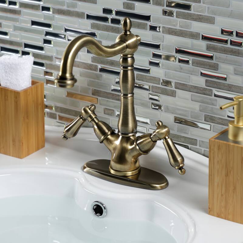 Kingston Brass Heritage Two-Handle Vessel Sink Faucet