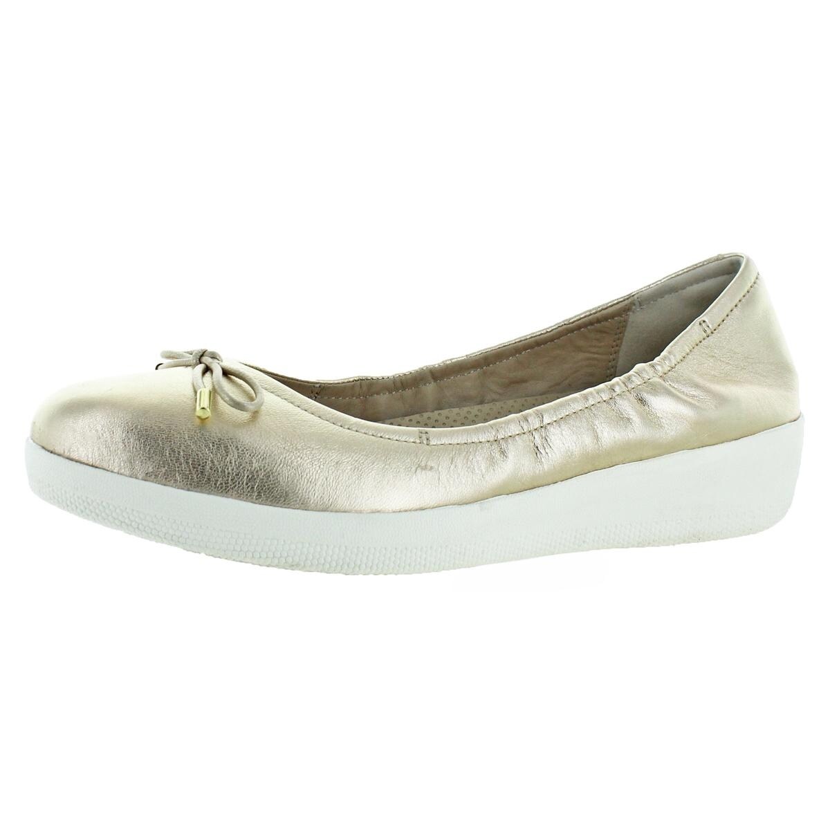 superbendy leather ballet flats