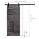 preview thumbnail 26 of 34, Barn Door With Solid Knotty Pine Paneled Wood and Hardware Kit(DIY)