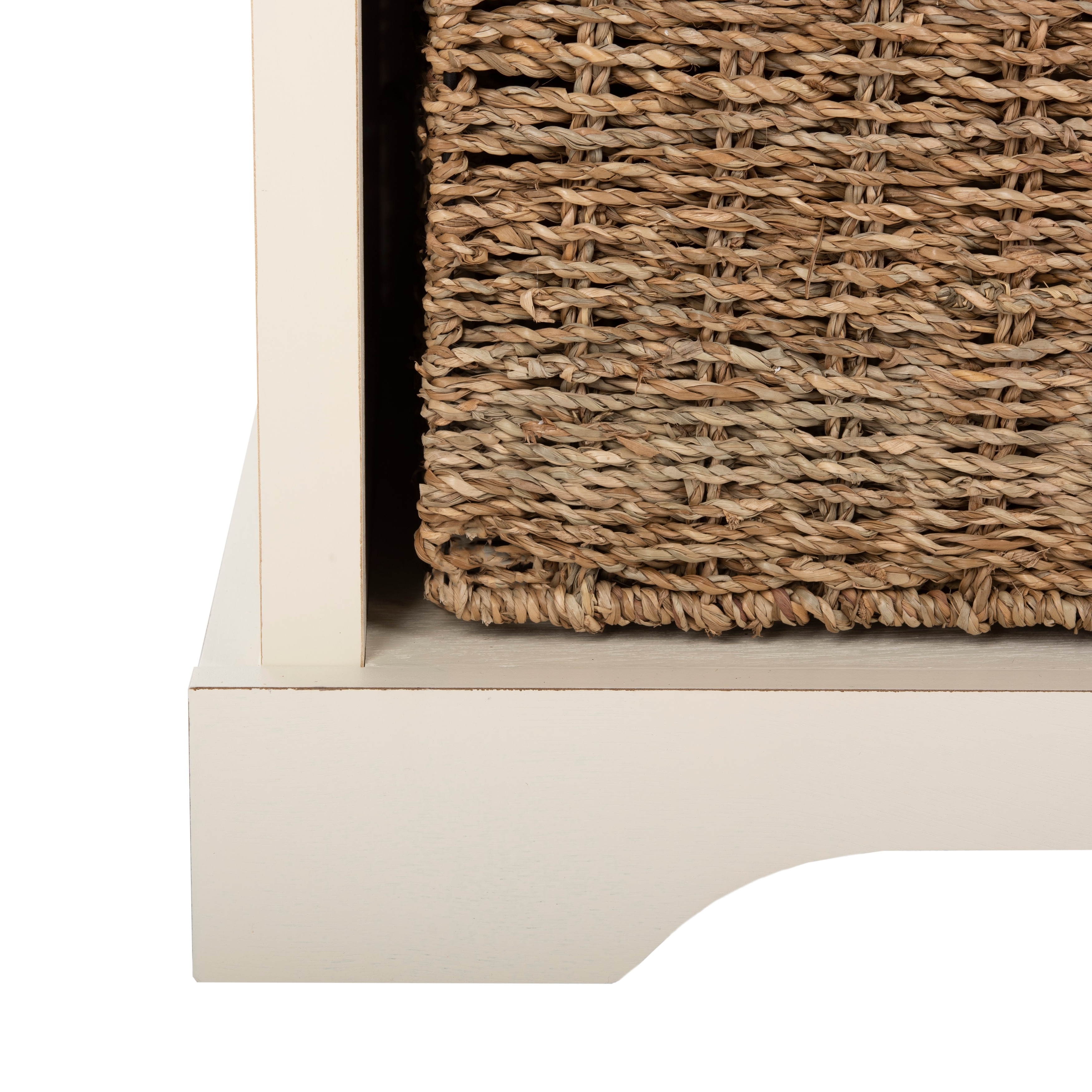 Lonan wicker 2025 storage bench safavieh