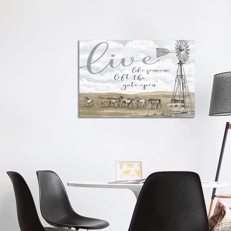 iCanvas "Live Like Someone" by Cindy Jacobs Canvas Print - 26x40x1.5