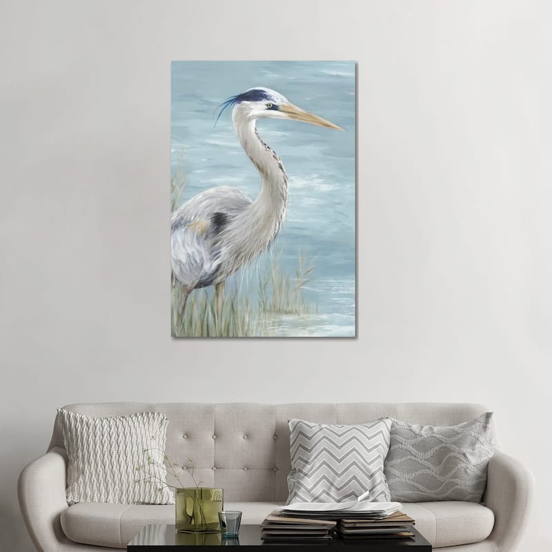 iCanvas "Great Blue Heron Gaze" by Eva Watts Canvas Print - 48x32x1.5
