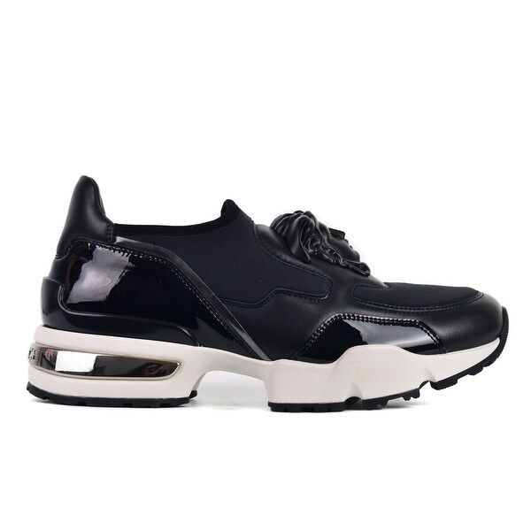 womens black versace trainers