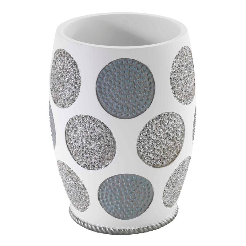Avanti Linens Dotted Circles 4-Piece Bath Accessory Set - Bath Acc 4pc Set - TM, TB, SD, LP