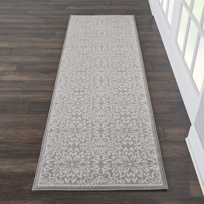 Nourison Jubilant Floral Medallion Area Rug