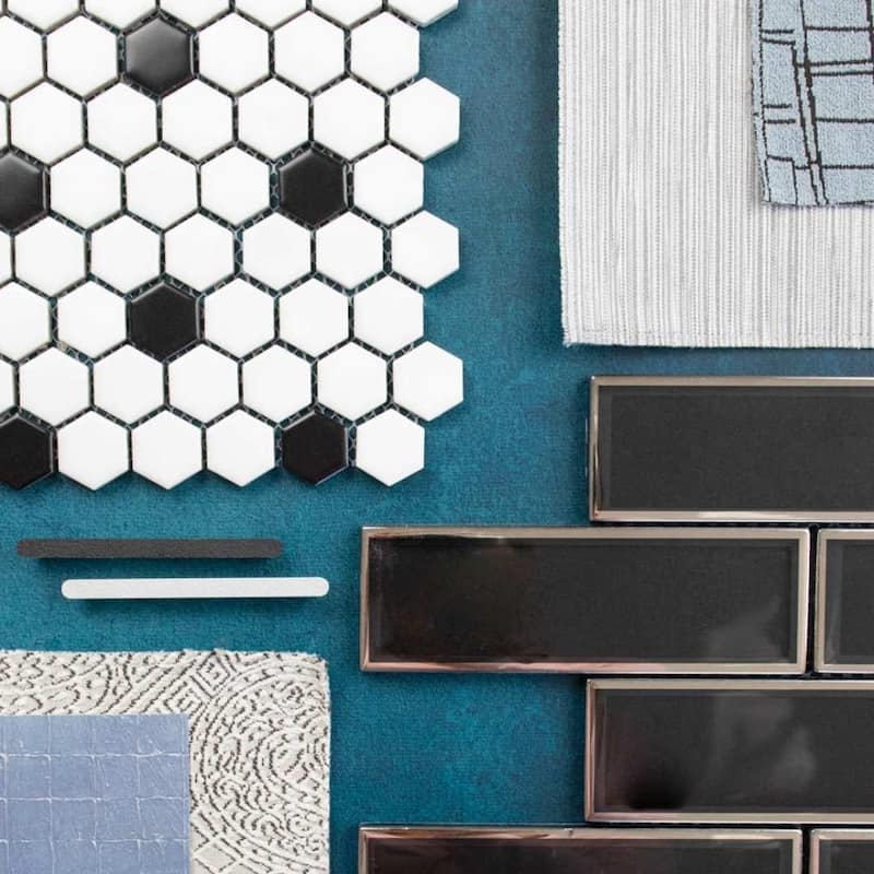 The Tile Life Honeycomb Remi 1x1 Porcelain Floor & Wall Tile