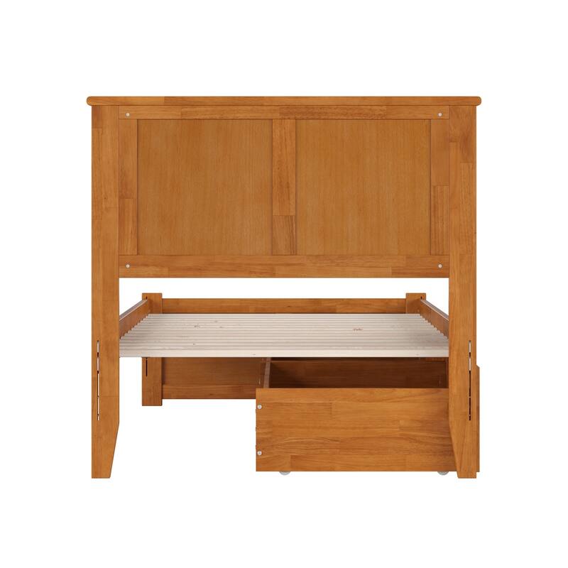 Madison Platform Bed with Footboard and Storage Drawers