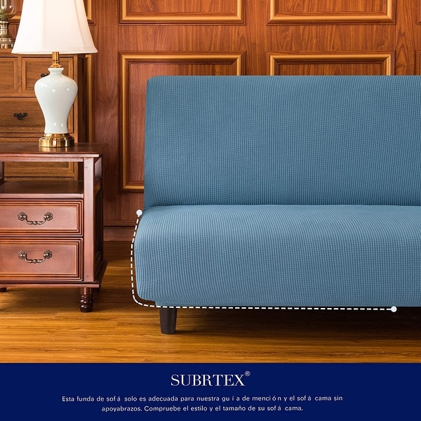 Armless sofa cover sale
