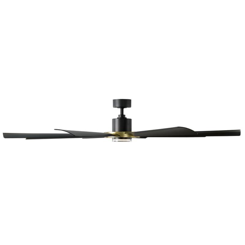 Aura Indoor Outdoor 8-Blade Smart Ceiling Fan 72in with 3000K LED and Remote Control - 72