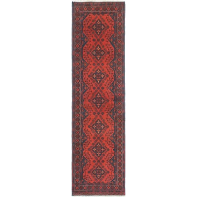 Khal Mohammadi Myra Red/Navy Runner - 2'7" x 9'7"