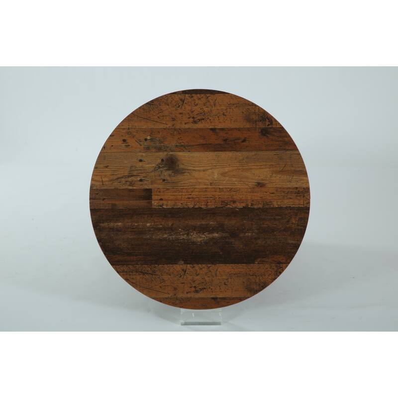 Round Bar Table, Bistro Pub Table for Kitchen (Only Table)