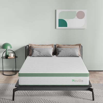Novilla 10-inch Pocket Spring Hybrid Bed Mattress in a Box