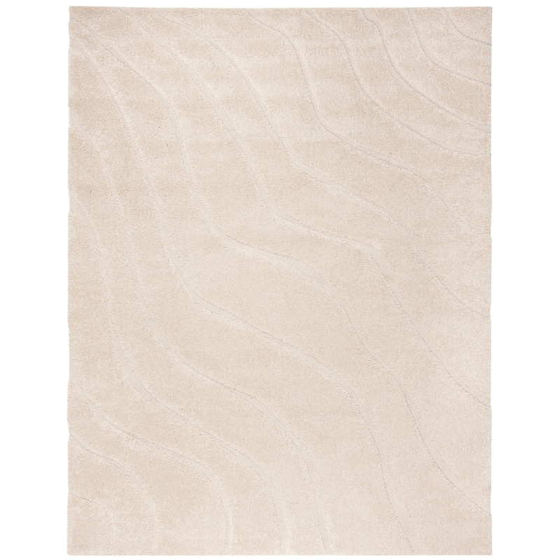 SAFAVIEH Florida Shag Borbala Soft Serene Waves 1.2-inch Thick