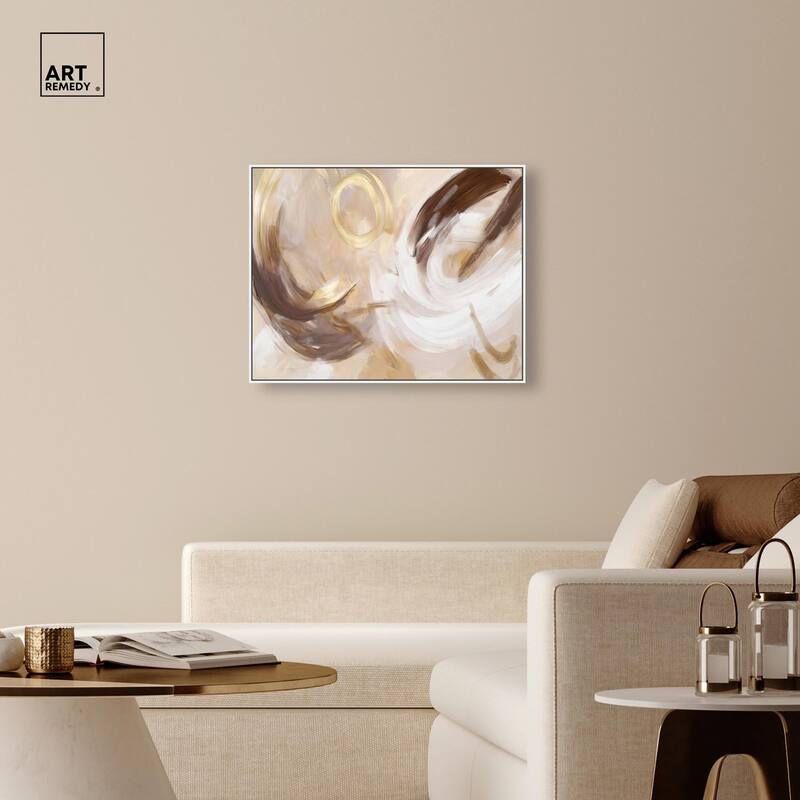 Dreamy Swirls II Canvas by Art Remedy