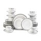 preview thumbnail 1 of 7, Mikasa Platinum Crown 40-Piece Dinnerware Set, Service for 8