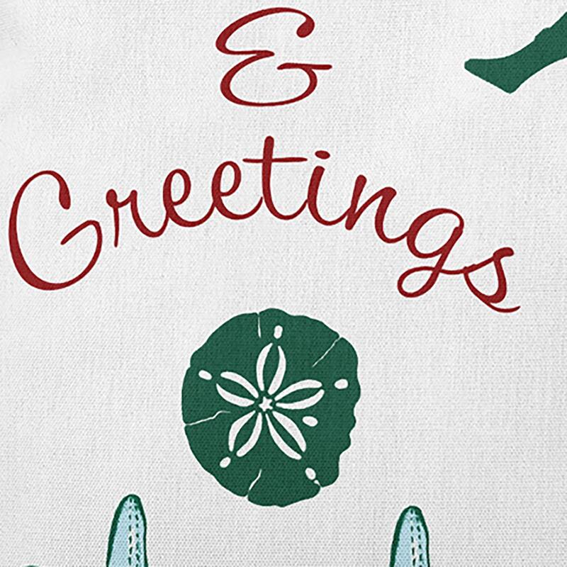 Seas and Greetings Christmas Accent Pillow