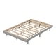 preview thumbnail 4 of 4, Wooden Full Platform Bed Frame for Kids Teens Adults, Full Size Bedframe with Solid Wood Slats Support, Not Included Headboard