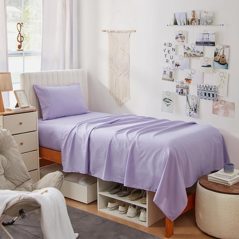 Dorm Haul® - Comfy College Sheets - Twin XL Bedding - Orchid Petal