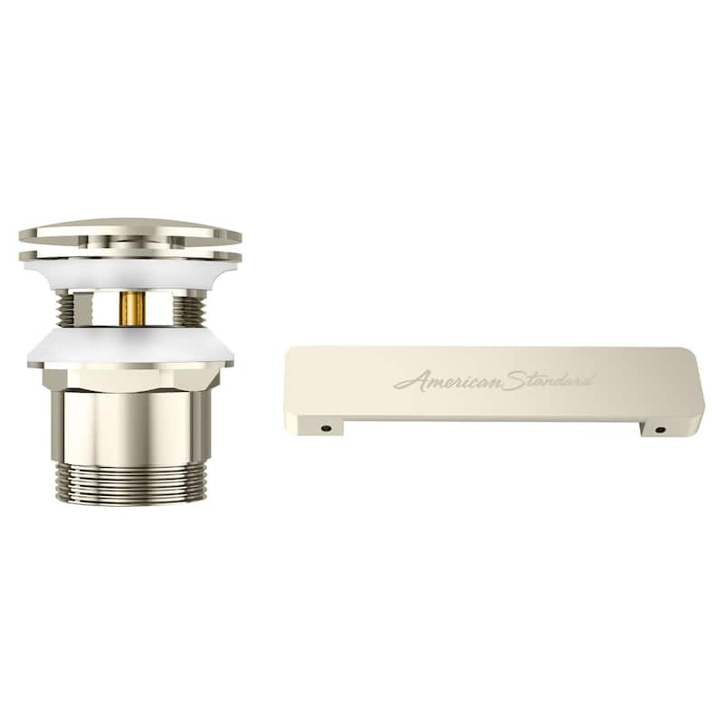 American Standard Freestanding Bathtub Overflow Cover and Drain Kit - Polished Nickel