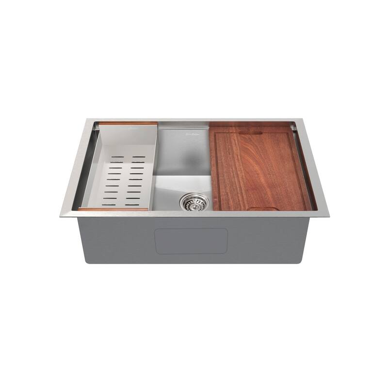 Swiss Madison SM-KU749 Rivage 32" Undermount Single Basin Stainless - Stainless Steel