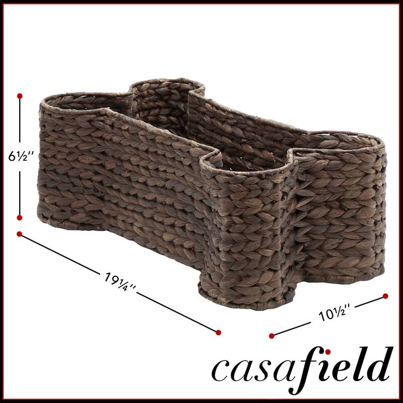 Dog Bone Shaped Storage Basket Organizer Bin for Pet Toys