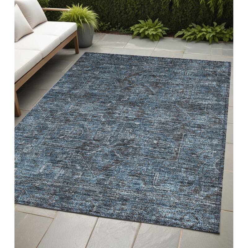 Lasi Oriental Weather Resistant Classic Elegance Outdoor Rug - 5' X 8' - Multi