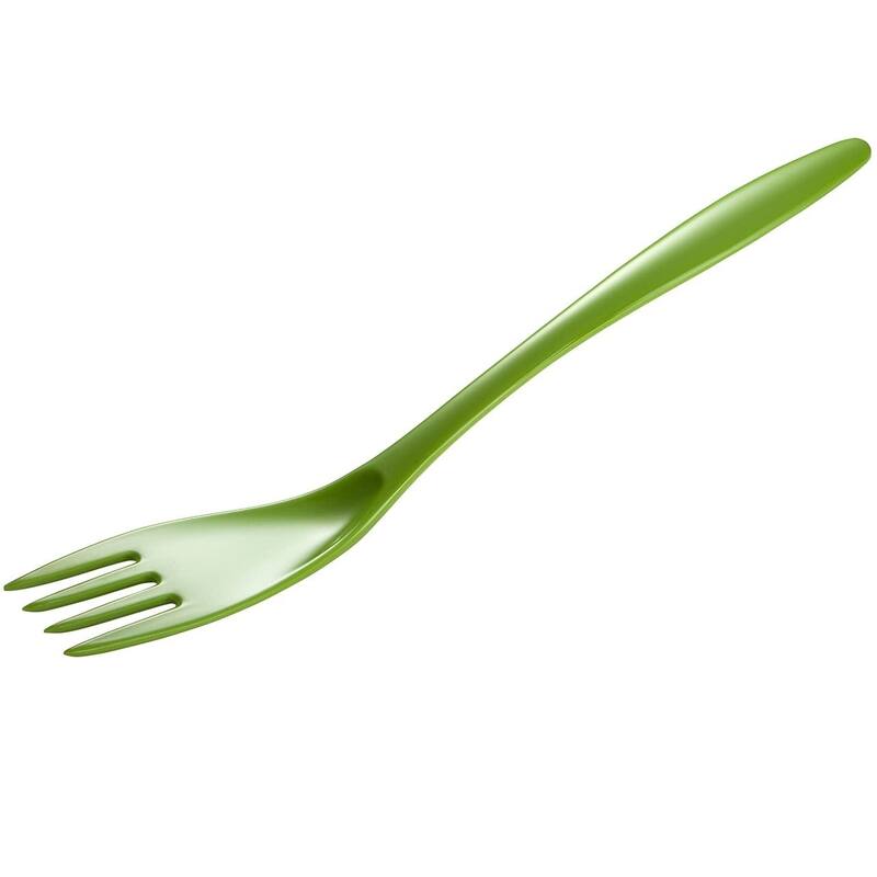Hutzler 12.5-Inch Melamine Cooking / Serving Fork - Green