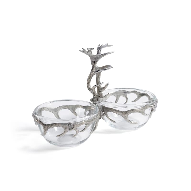 St. Anton Pewter & Glass Condiment Set