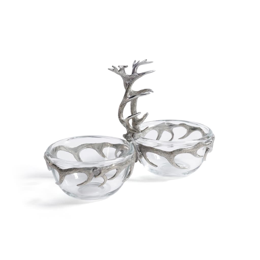 St. Anton Pewter & Glass Condiment Set