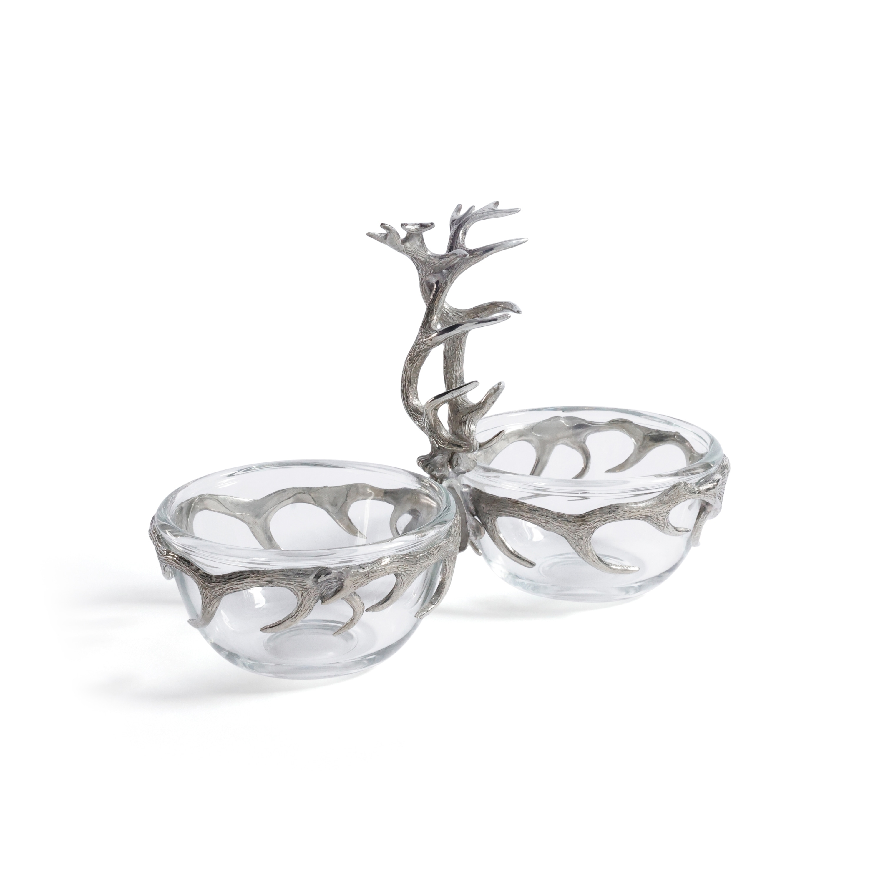 St. Anton Pewter & Glass Condiment Set