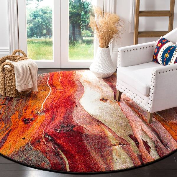 Shop Safavieh Glacier Bree Modern Abstract Rug On Sale