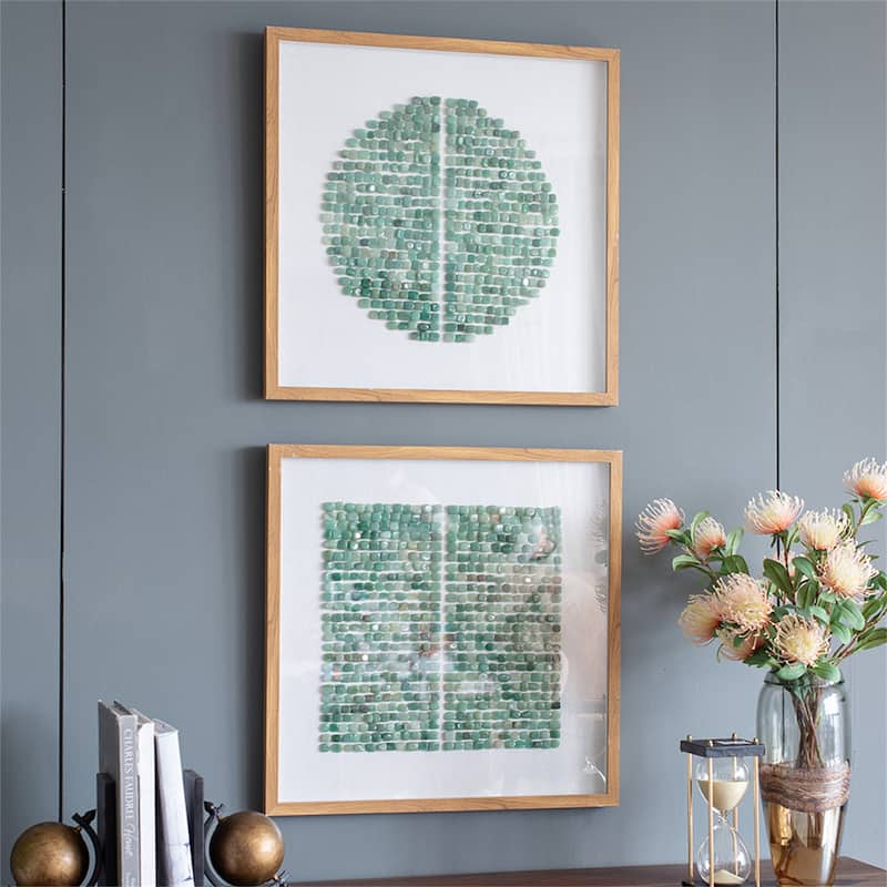 Stone Shadow Boxes Wall Art (Set of 2)