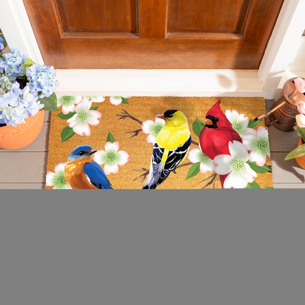 Bird Bunch Coir Door Mat
