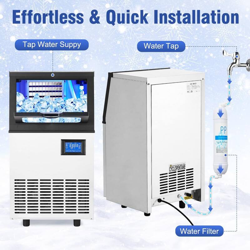 Touchscreen Ice Maker Machine