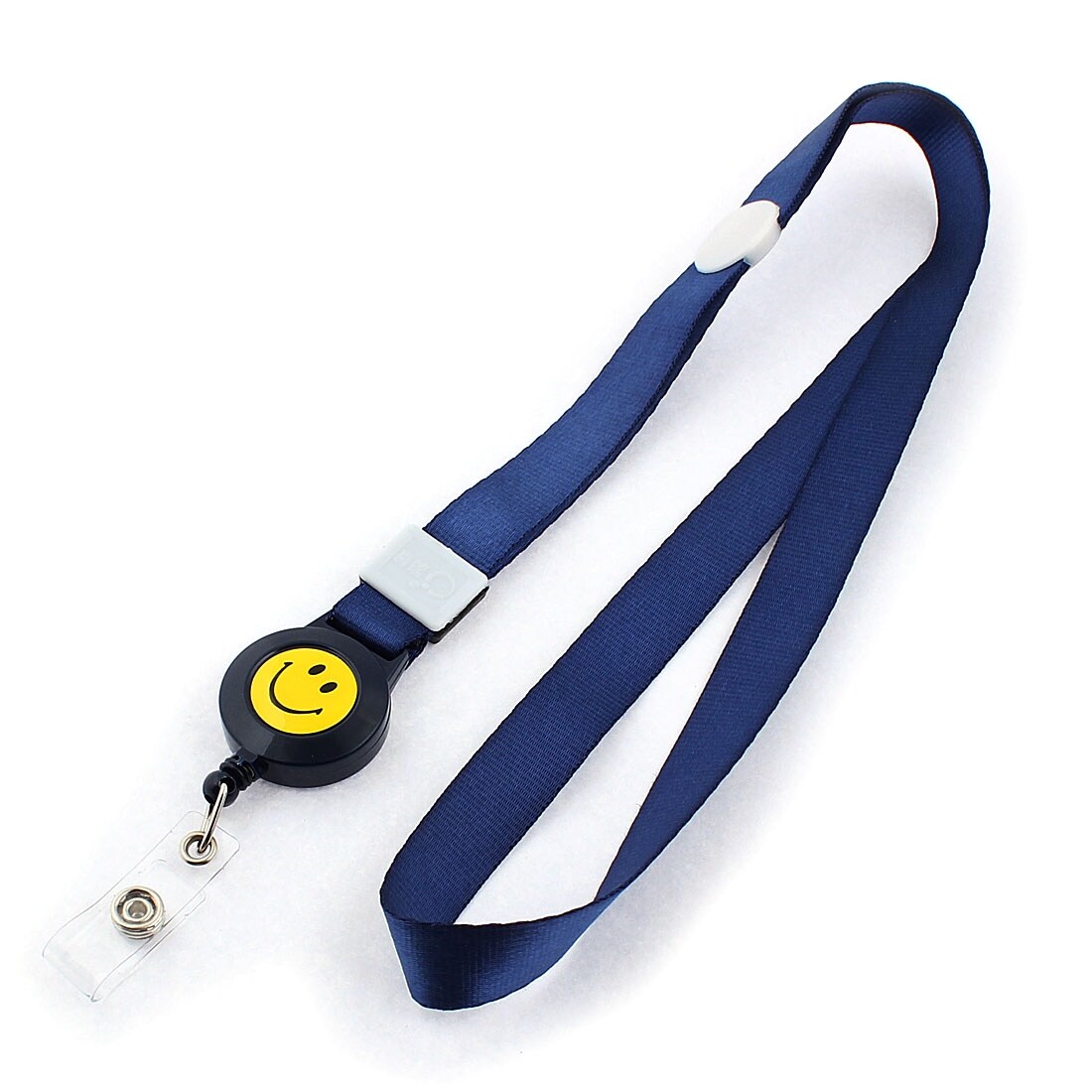 Generic Smile Face Pattern Position Badge ID Card Holder Neck Strap Dark  Blue : : Bags, Wallets and Luggage
