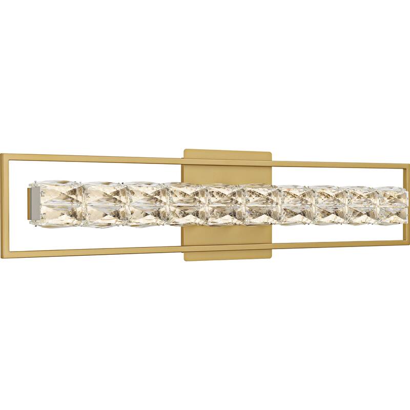 Dazzle Integrated LED Soft Gold Bath Light with CCT Switch