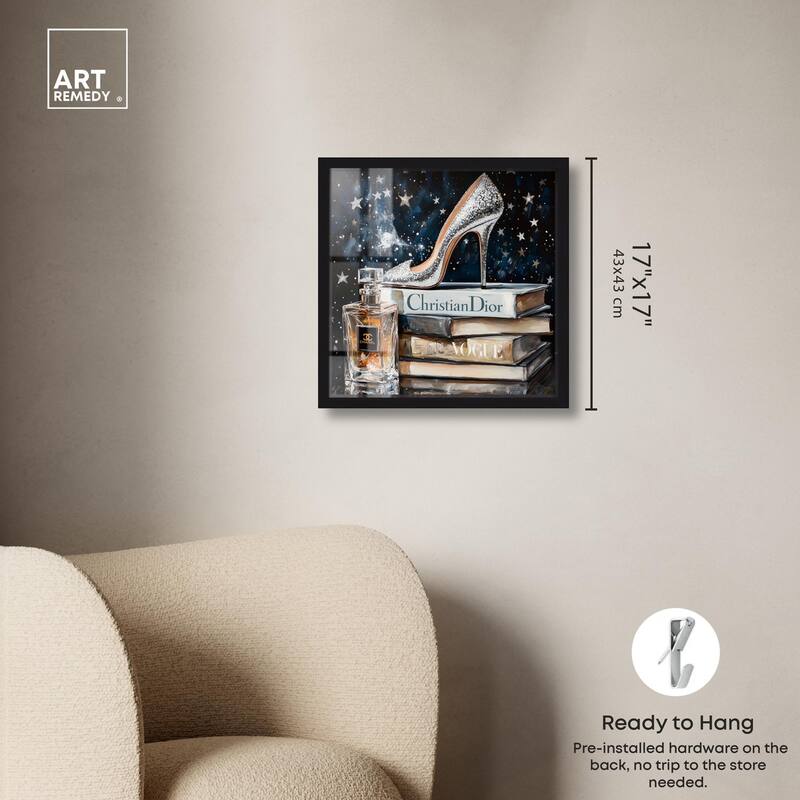 Sparkling Stars Heel Shadowbox by Art Remedy