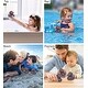 preview thumbnail 4 of 5, DolliBu Metallic Purple Duck Bath Buddy Squirter For Toddlers - 2.7Lx2.2Wx2.3H inches